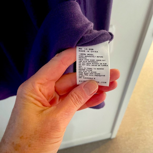 Blue Illusion 100% wool jumper. - Picture 9 of 10